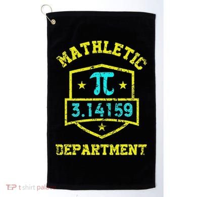 Mathletic Department Funy Math Teacher Student Pi Day Joke Golf Towel