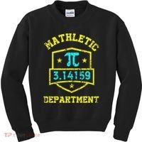 Mathletic Department Funy Math Teacher Student Pi Day Joke Kids Sweatshirt thumb 0