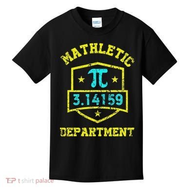 Mathletic Department Funy Math Teacher Student Pi Day Joke Kids T-Shirt