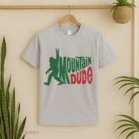 Mountain Dude Funny Bigfoot Sasquatch Hiking Gift T-Shirt thumb 2