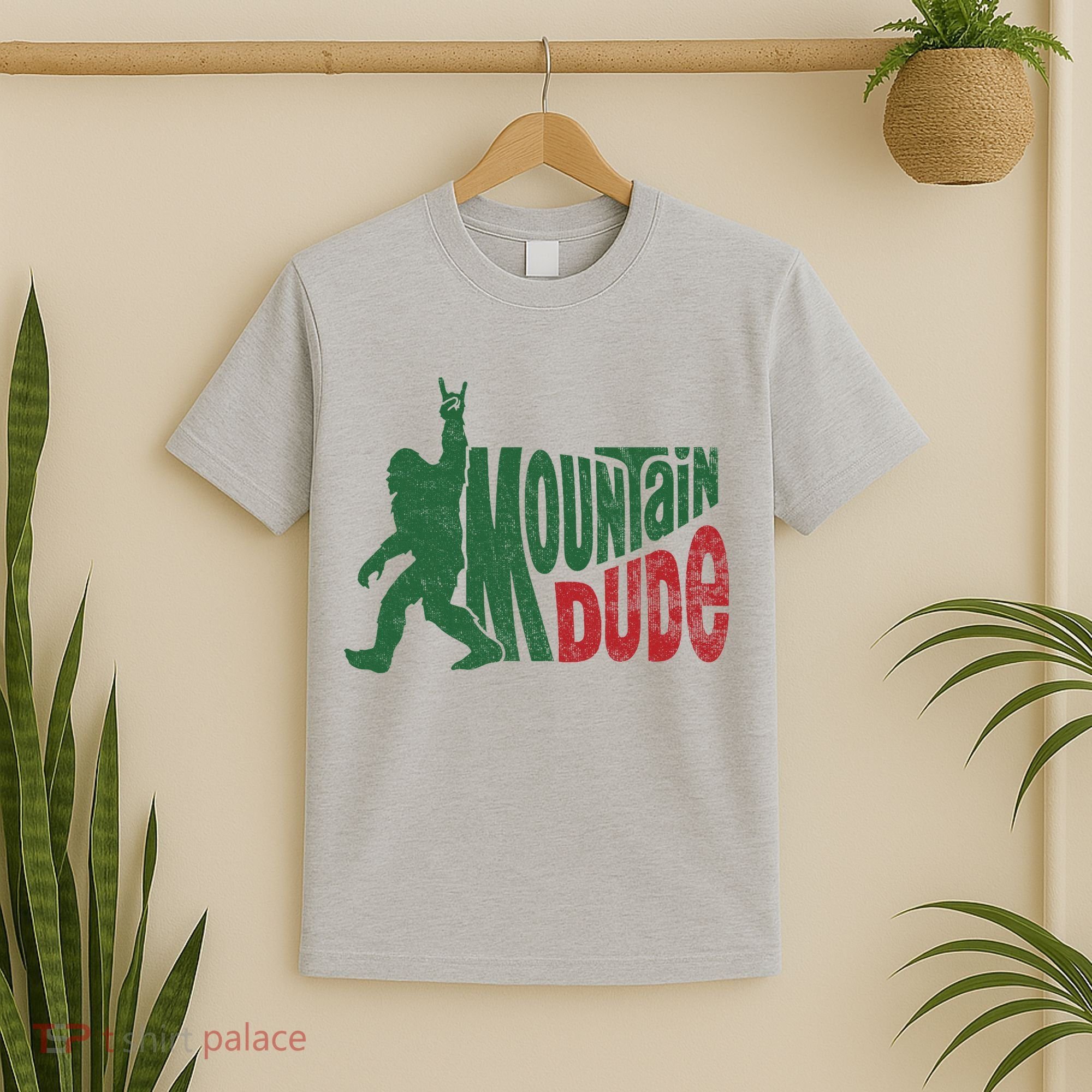 Mountain Dude Funny Bigfoot Sasquatch Hiking Gift T-Shirt