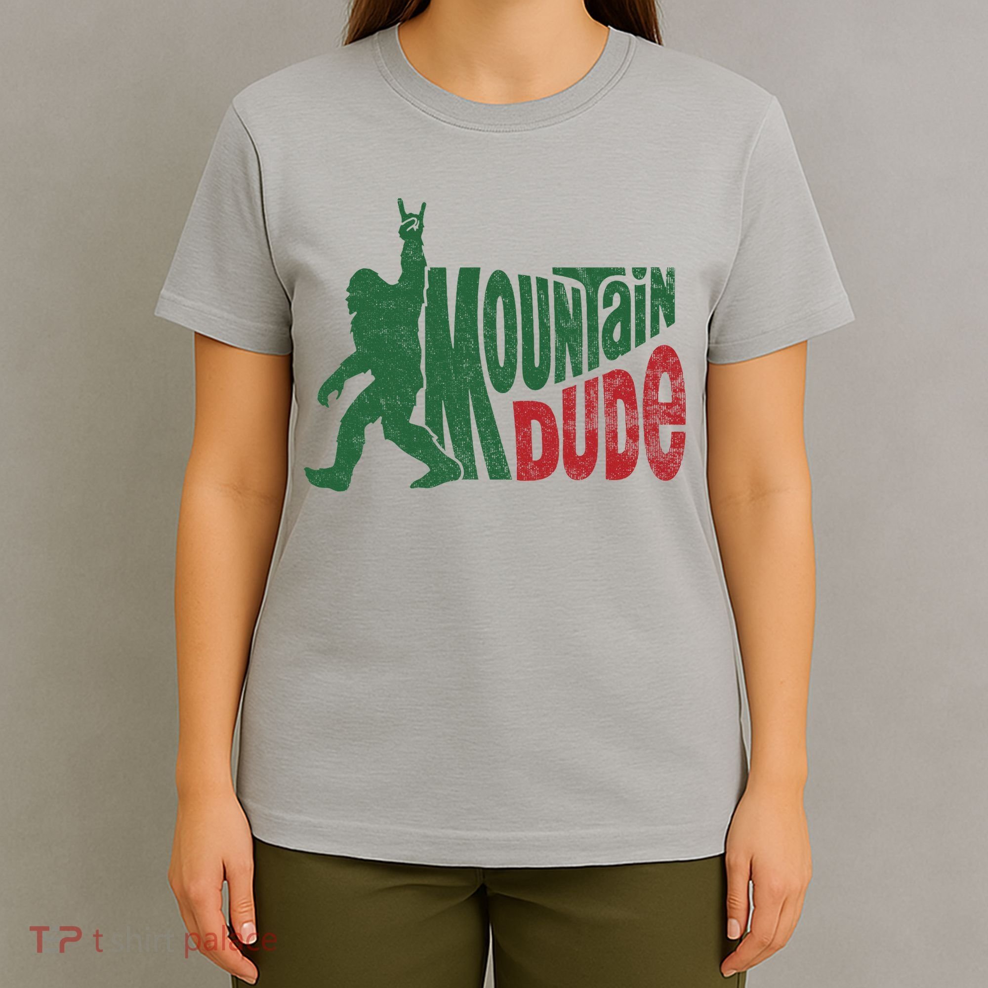 Mountain Dude Funny Bigfoot Sasquatch Hiking Gift T-Shirt