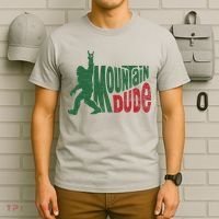 Mountain Dude Funny Bigfoot Sasquatch Hiking Gift T-Shirt thumb 6
