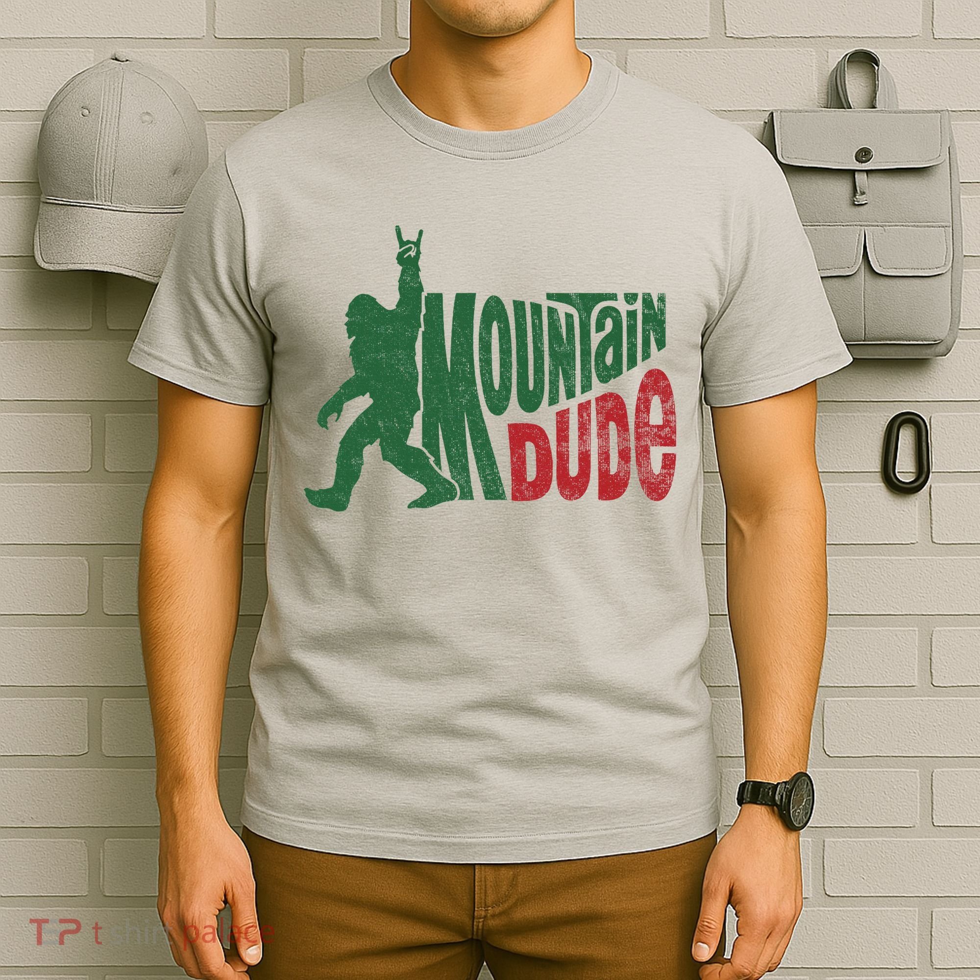Mountain Dude Funny Bigfoot Sasquatch Hiking Gift T-Shirt