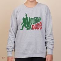 Mountain Dude Funny Bigfoot Sasquatch Hiking Gift Women's Sweatshirt thumb 0