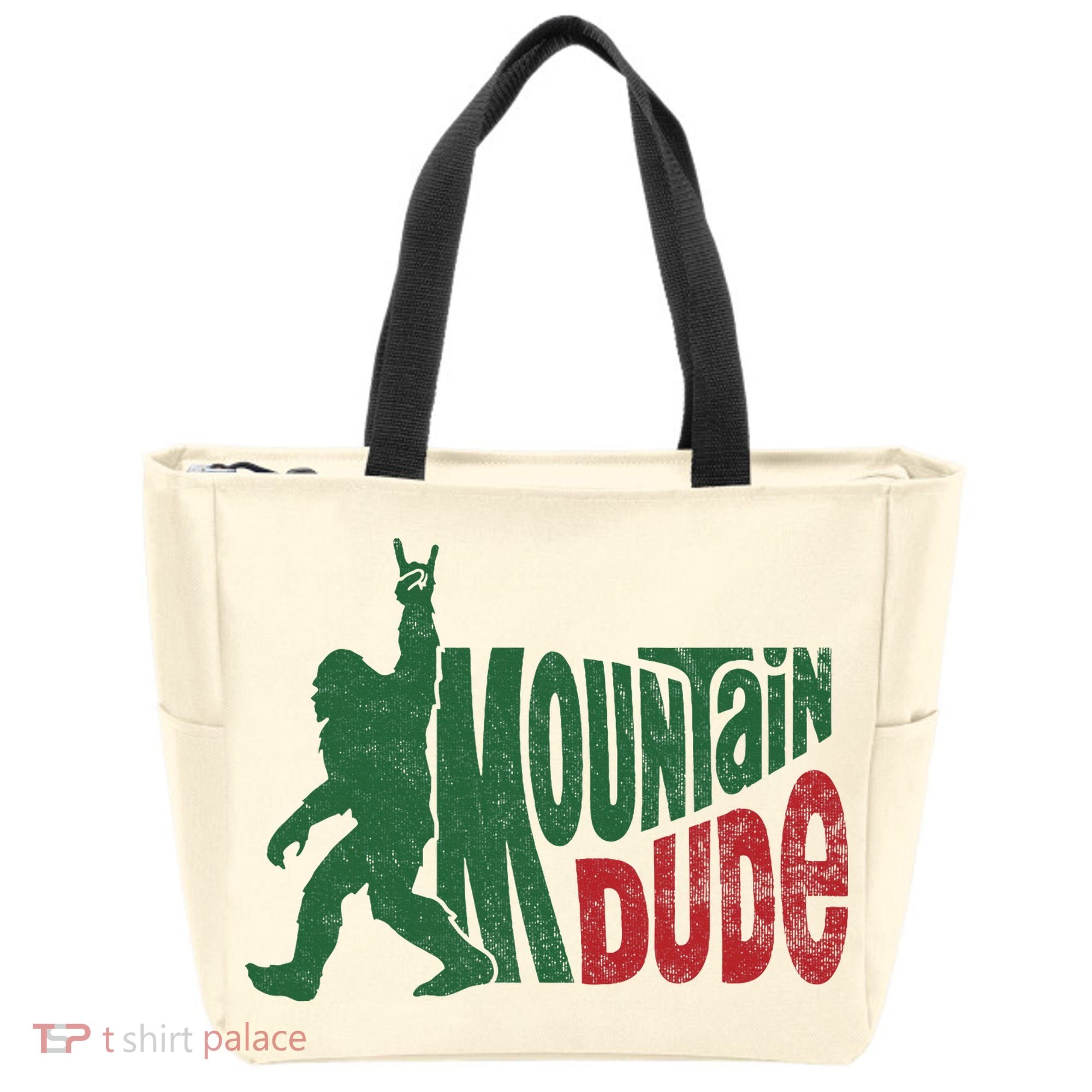 Mountain Dude Funny Bigfoot Sasquatch Hiking Gift Tote Bag