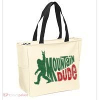 Mountain Dude Funny Bigfoot Sasquatch Hiking Gift Tote Bag thumb 2