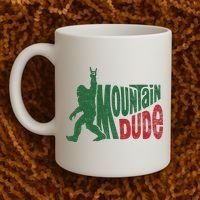 Mountain Dude Funny Bigfoot Sasquatch Hiking Gift Coffee Mug thumb 2
