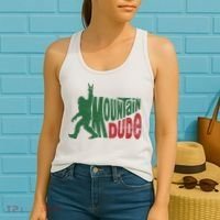 Mountain Dude Funny Bigfoot Sasquatch Hiking Gift Women's Tank Top thumb 2