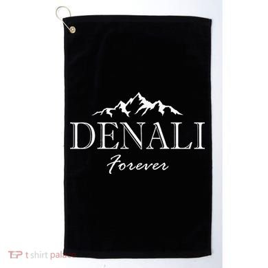 Mount Denali Forever National Park Alaska  Golf Towel