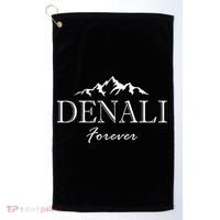 Mount Denali Forever National Park Alaska  Golf Towel thumb 0