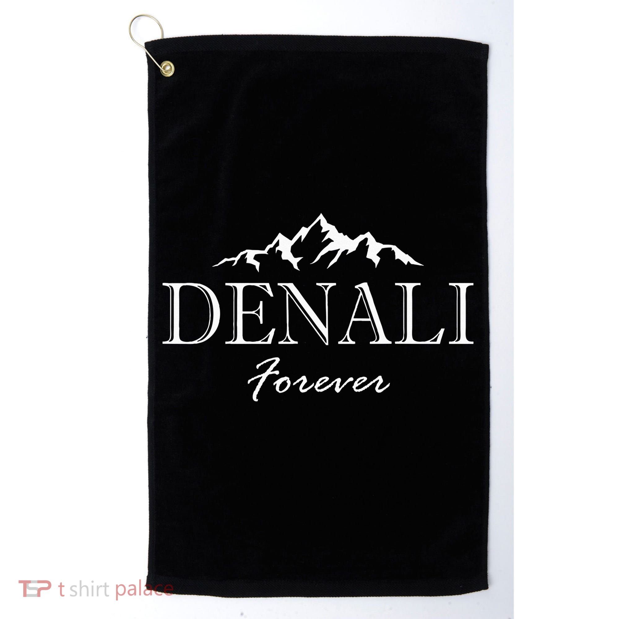 Mount Denali Forever National Park Alaska  Golf Towel