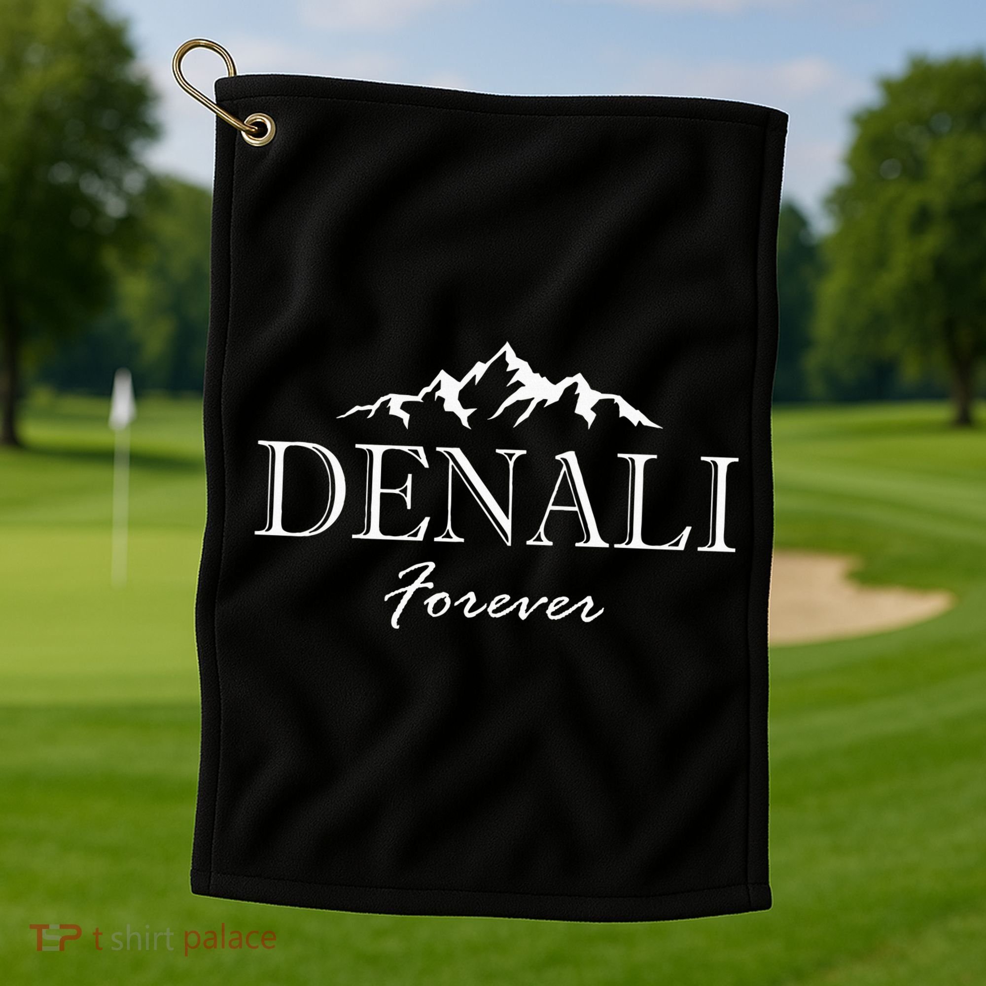 Mount Denali Forever National Park Alaska  Golf Towel