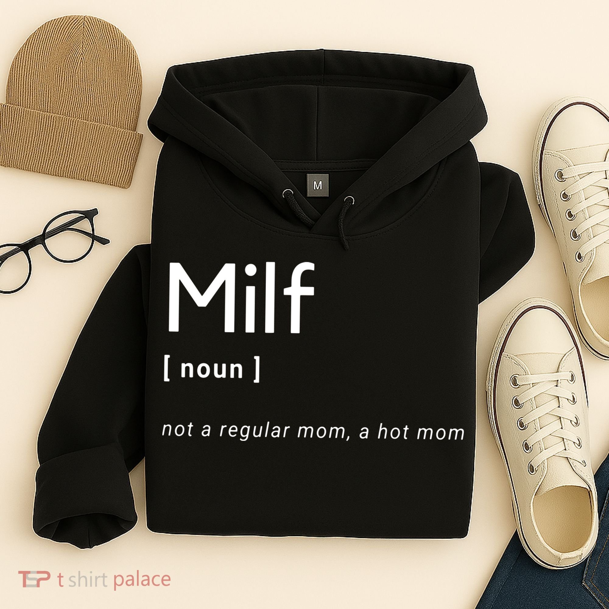 Milf Definition Fit Hot Mom Milf For Mother's Day Funny Hoodie