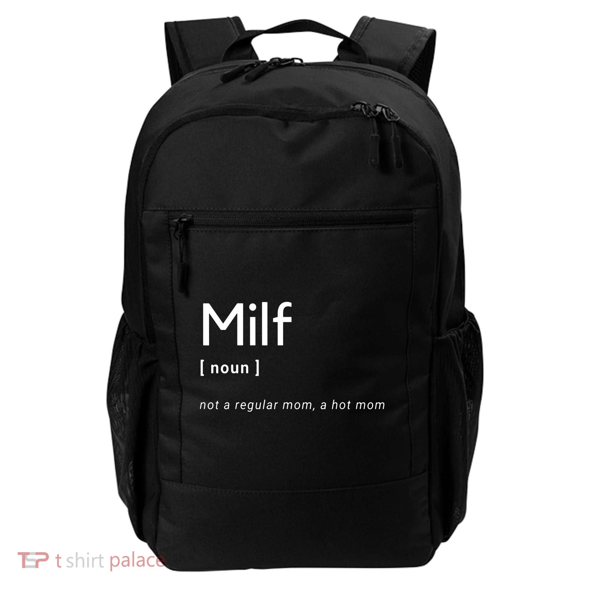 Milf Definition Fit Hot Mom Milf For Mother's Day Funny Backpack