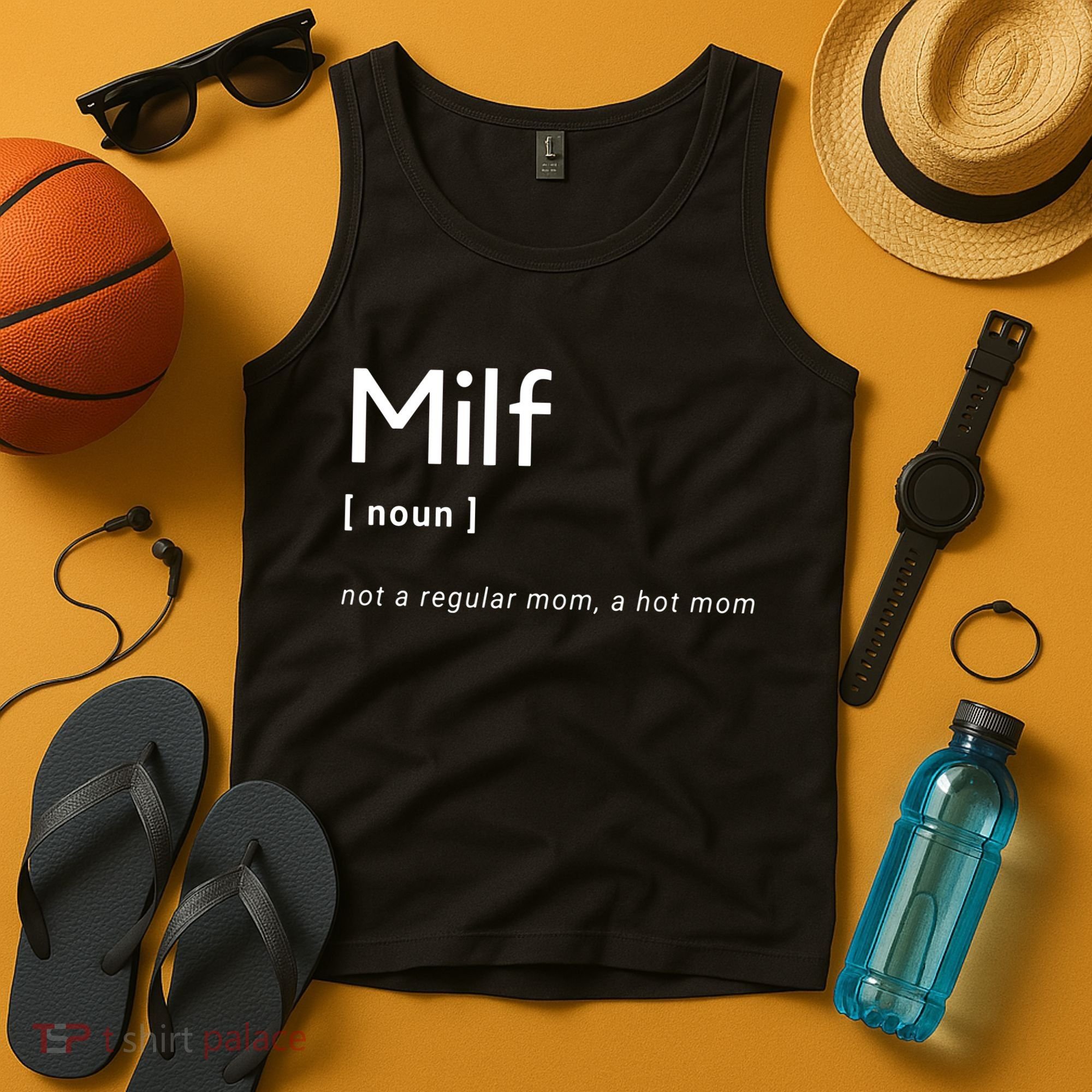 Milf Definition Fit Hot Mom Milf For Mother's Day Funny Tank Top