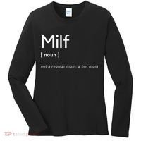 Milf Definition Fit Hot Mom Milf For Mother's Day Funny Women's Long Sleeve Shirt thumb 0