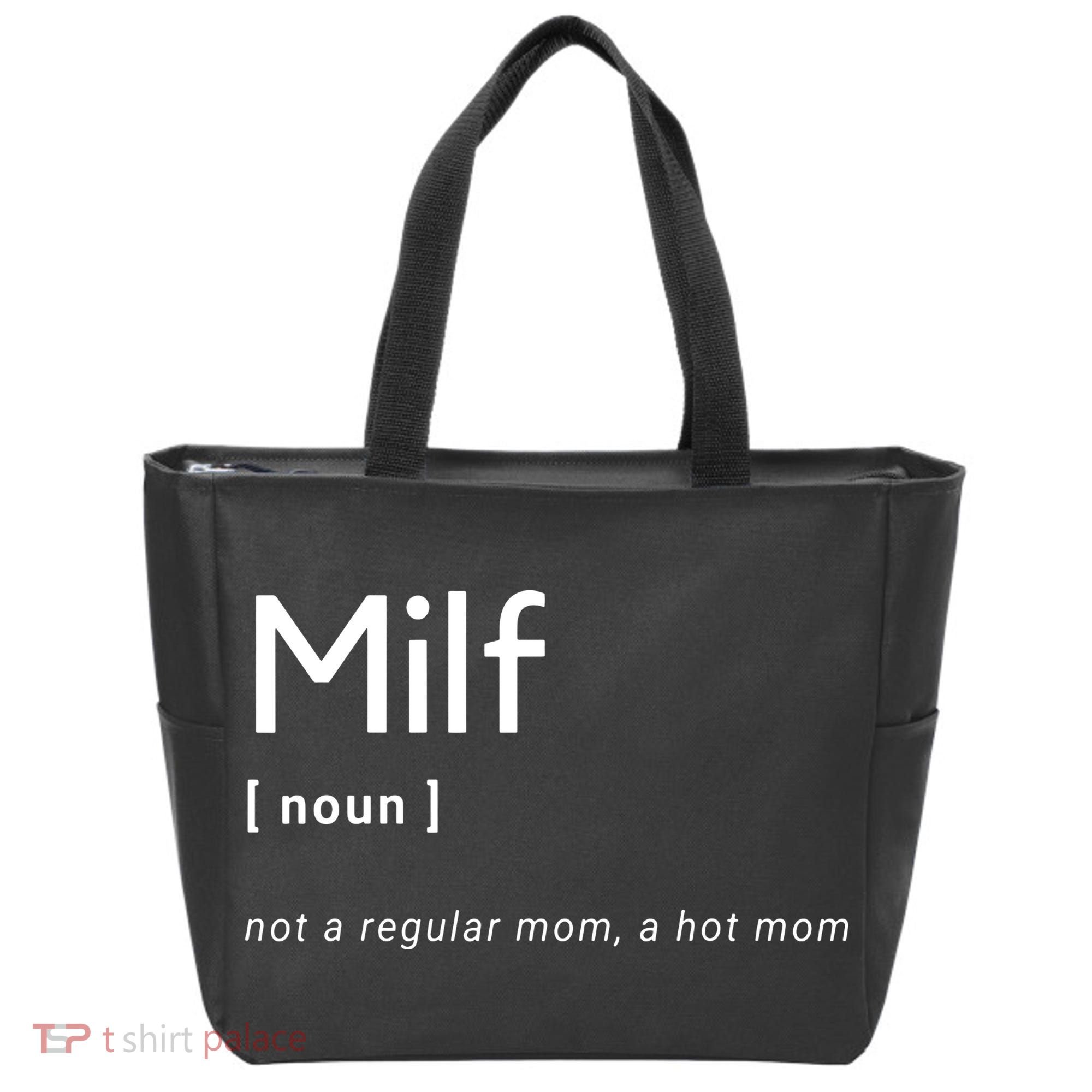 Milf Definition Fit Hot Mom Milf For Mother's Day Funny Tote Bag
