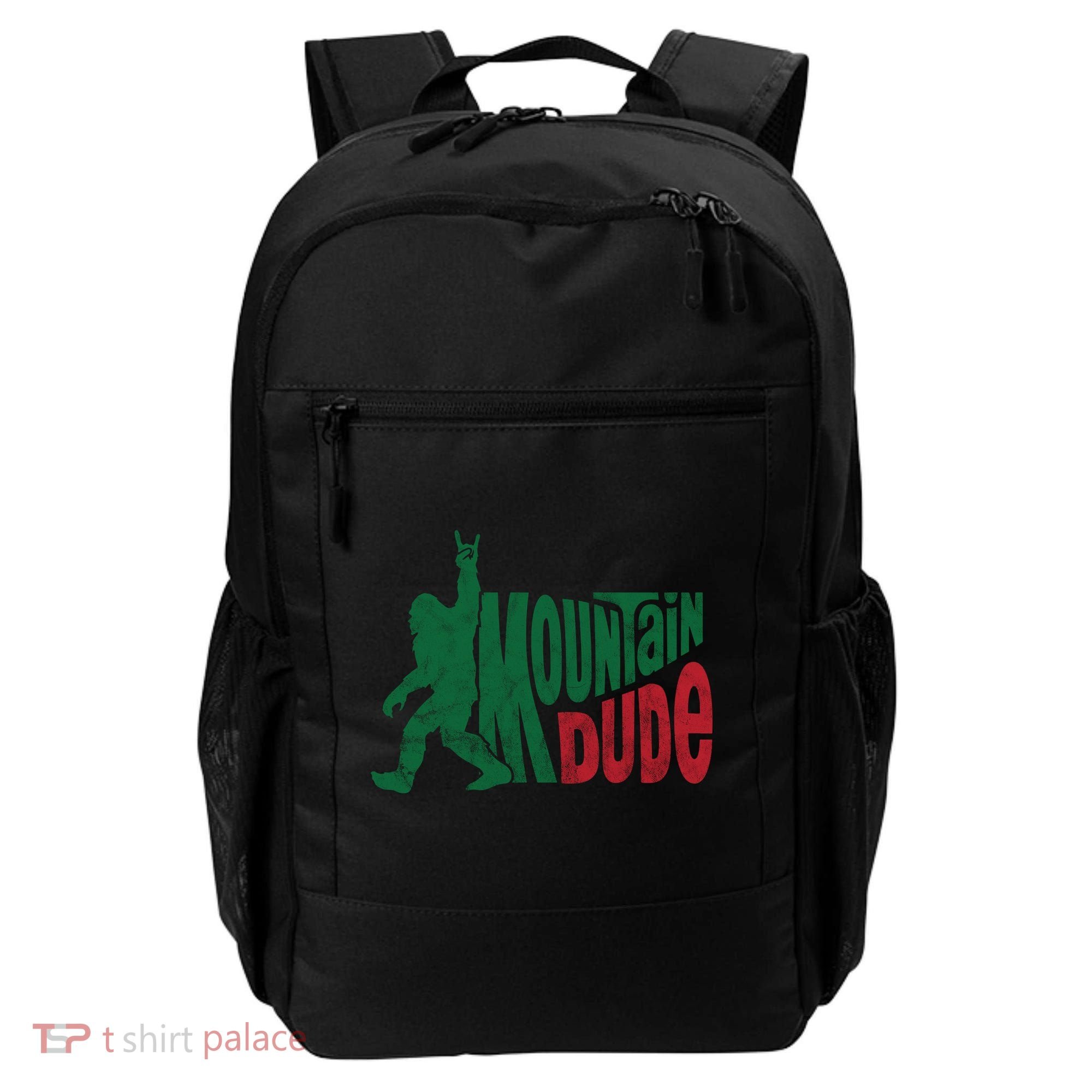 Mountain Dude Funny Bigfoot Backpack