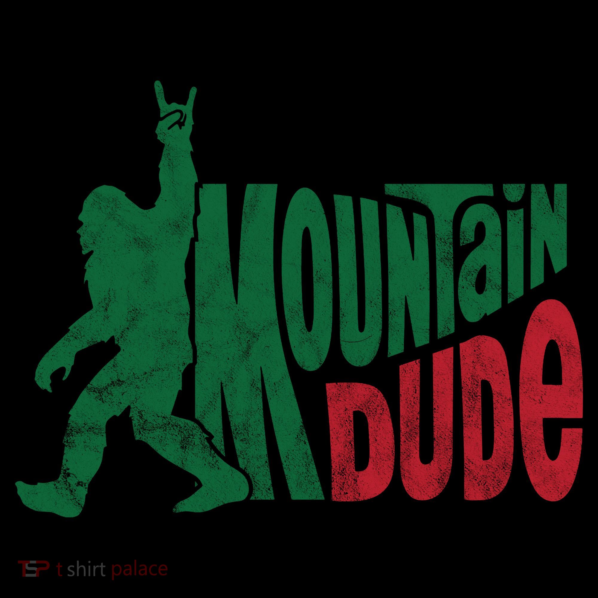 Mountain Dude Funny Bigfoot Backpack