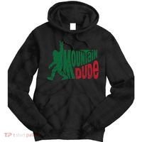 Mountain Dude Funny Bigfoot Tie Dye Hoodie thumb 0