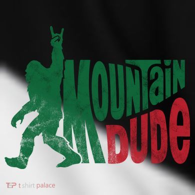 Mountain Dude Funny Bigfoot Toddler Fine Jersey T-Shirt