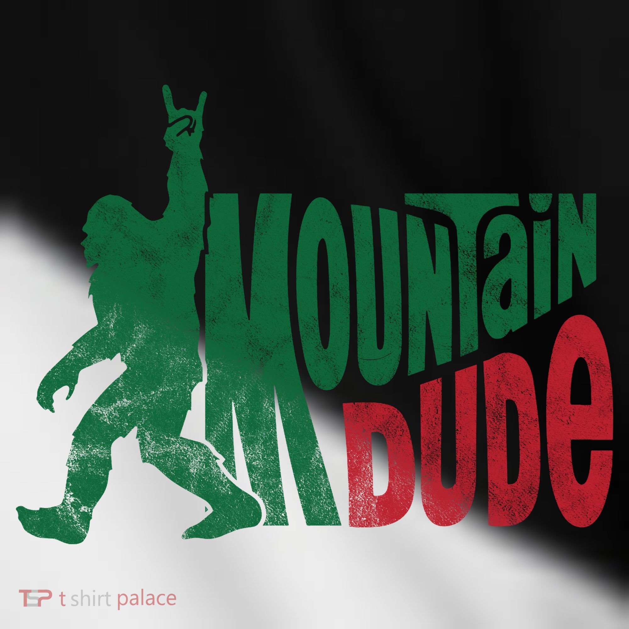 Mountain Dude Funny Bigfoot Toddler Fine Jersey T-Shirt