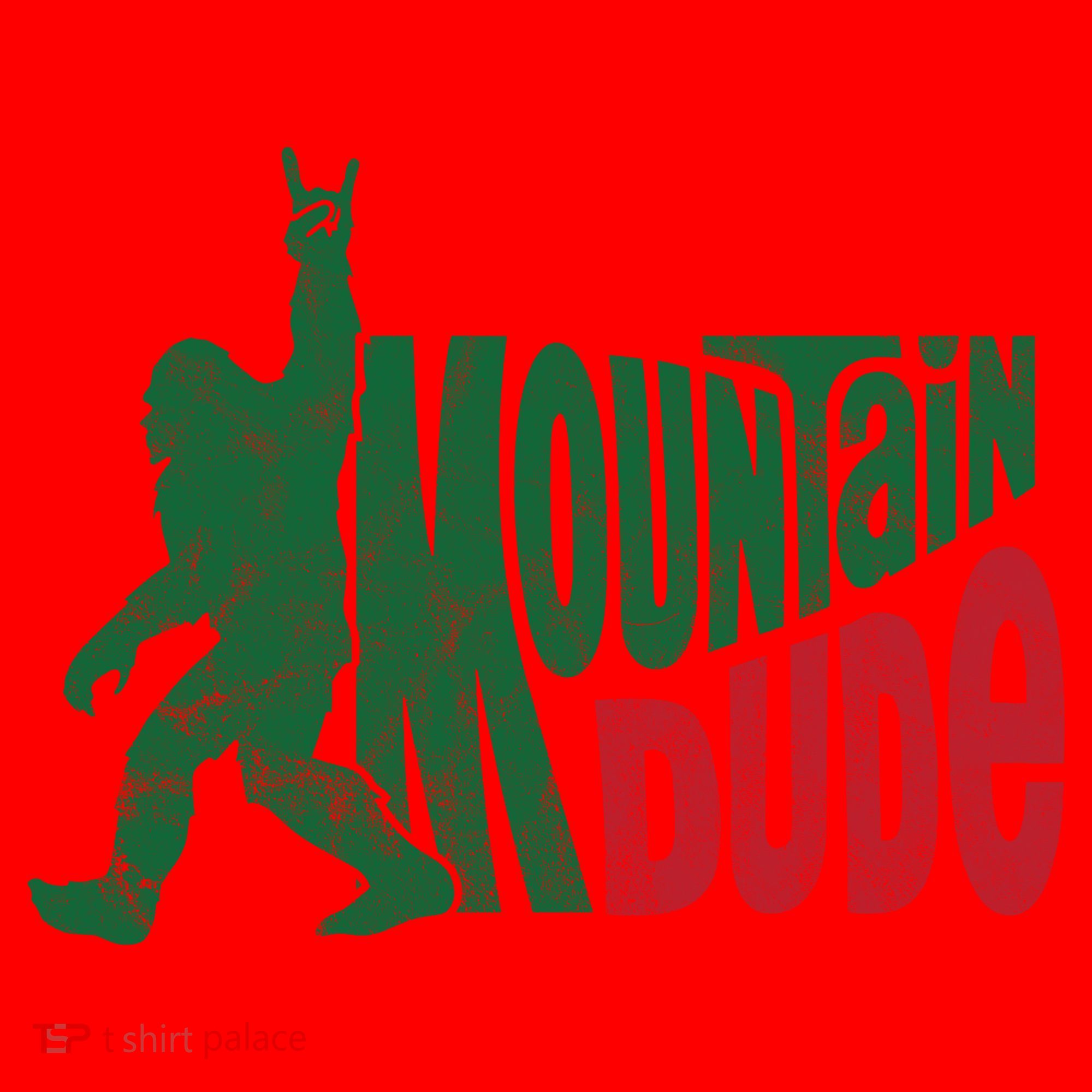 Mountain Dude Funny Bigfoot Santa Hat
