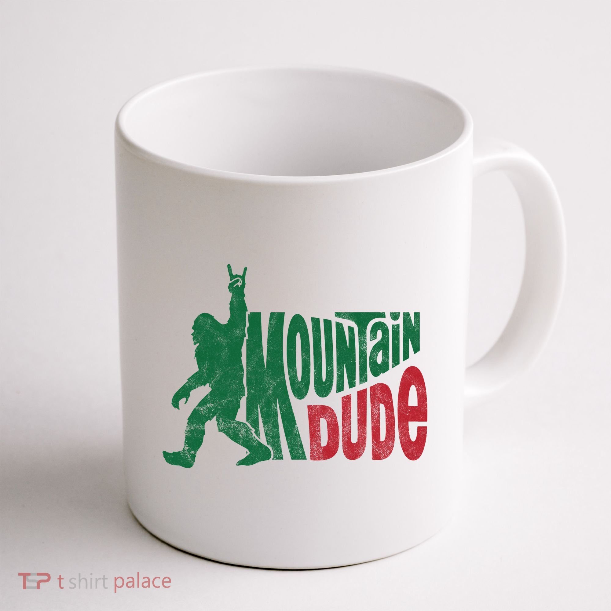 Mountain Dude Funny Bigfoot Coffee Mug