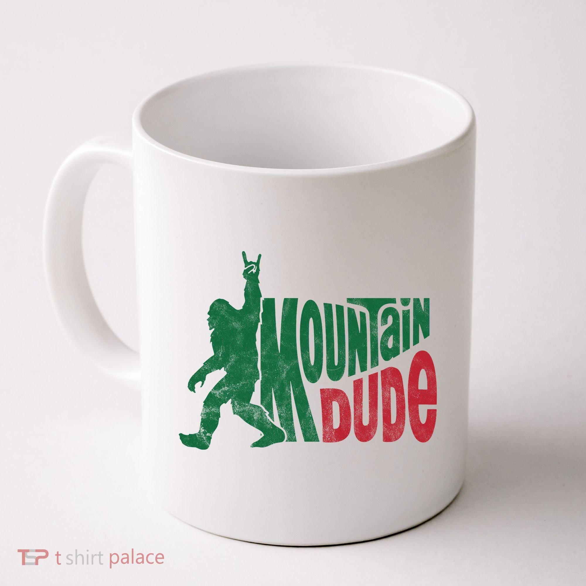 Mountain Dude Funny Bigfoot Coffee Mug