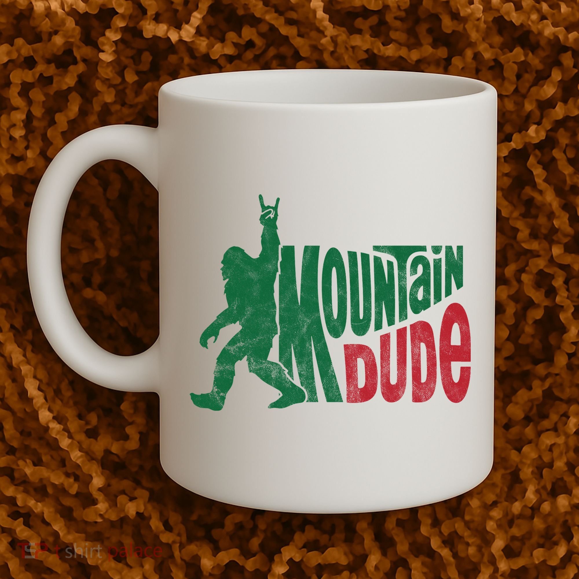 Mountain Dude Funny Bigfoot Coffee Mug