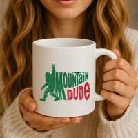 Mountain Dude Funny Bigfoot Coffee Mug thumb 3