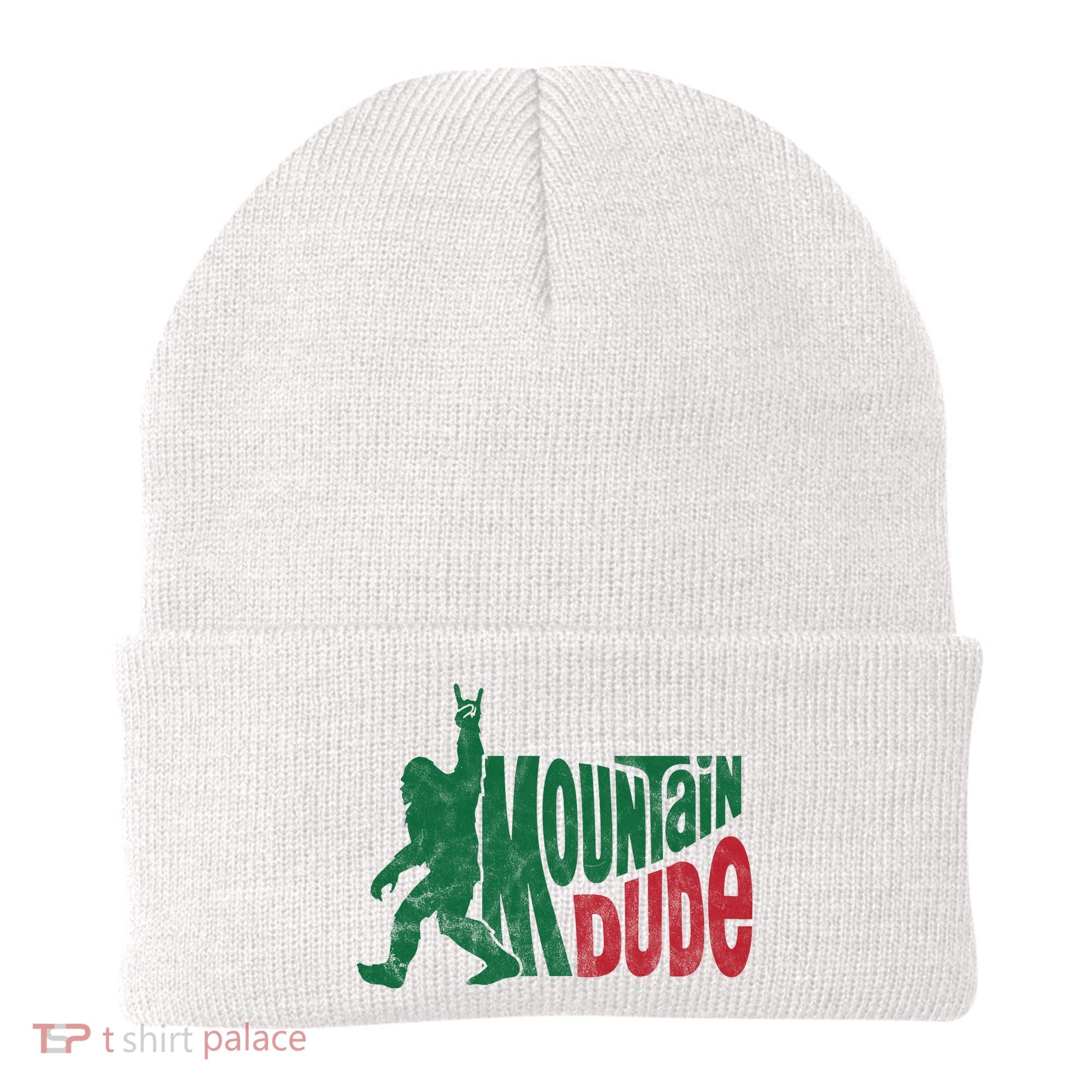 Mountain Dude Funny Bigfoot Beanie