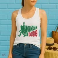 Mountain Dude Funny Bigfoot Women's Tank Top thumb 2