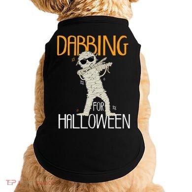 Mummy Dabbing For Halloween Doggie Tank