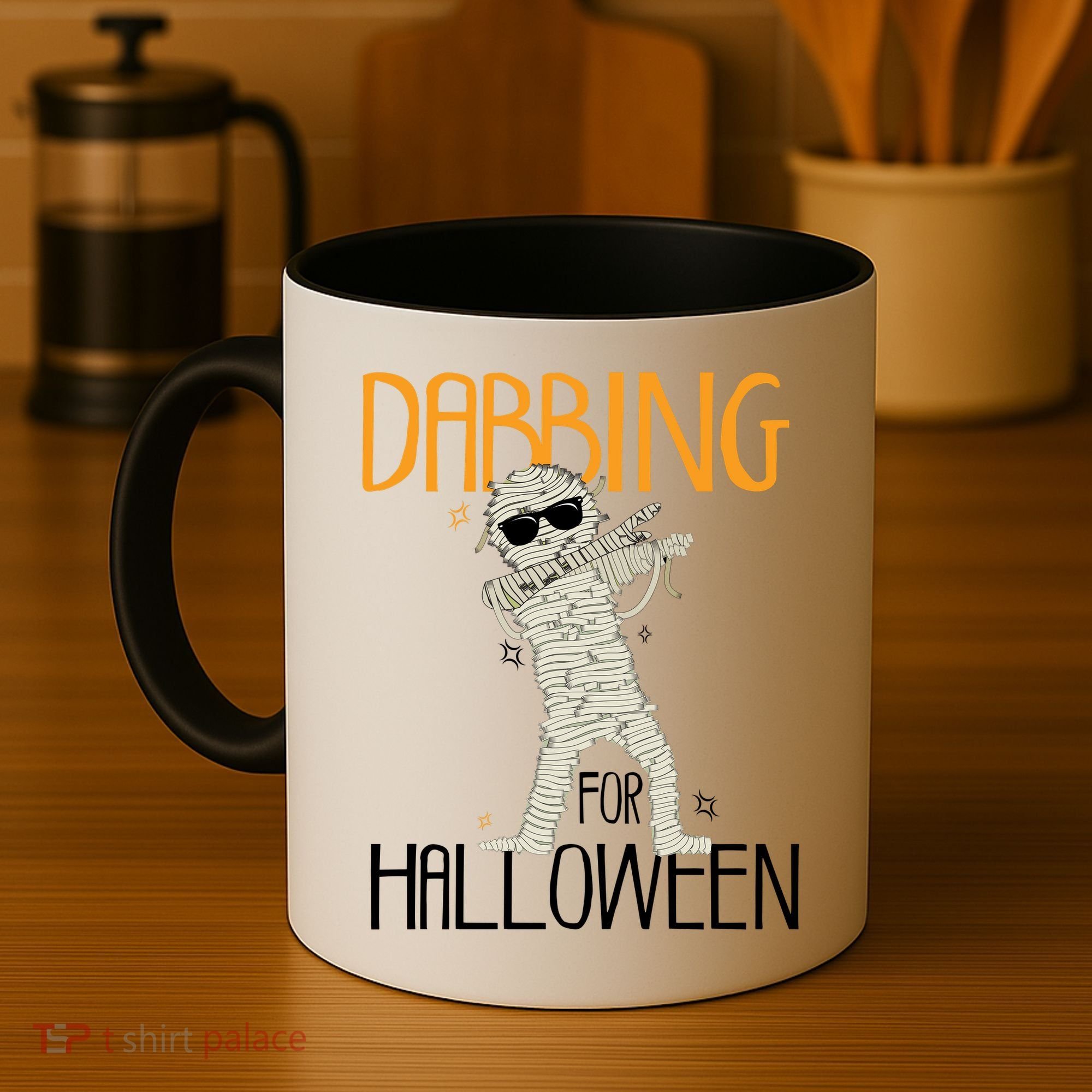 Mummy Dabbing For Halloween Coffee Mug