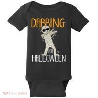 Mummy Dabbing For Halloween Baby Bodysuit thumb 0