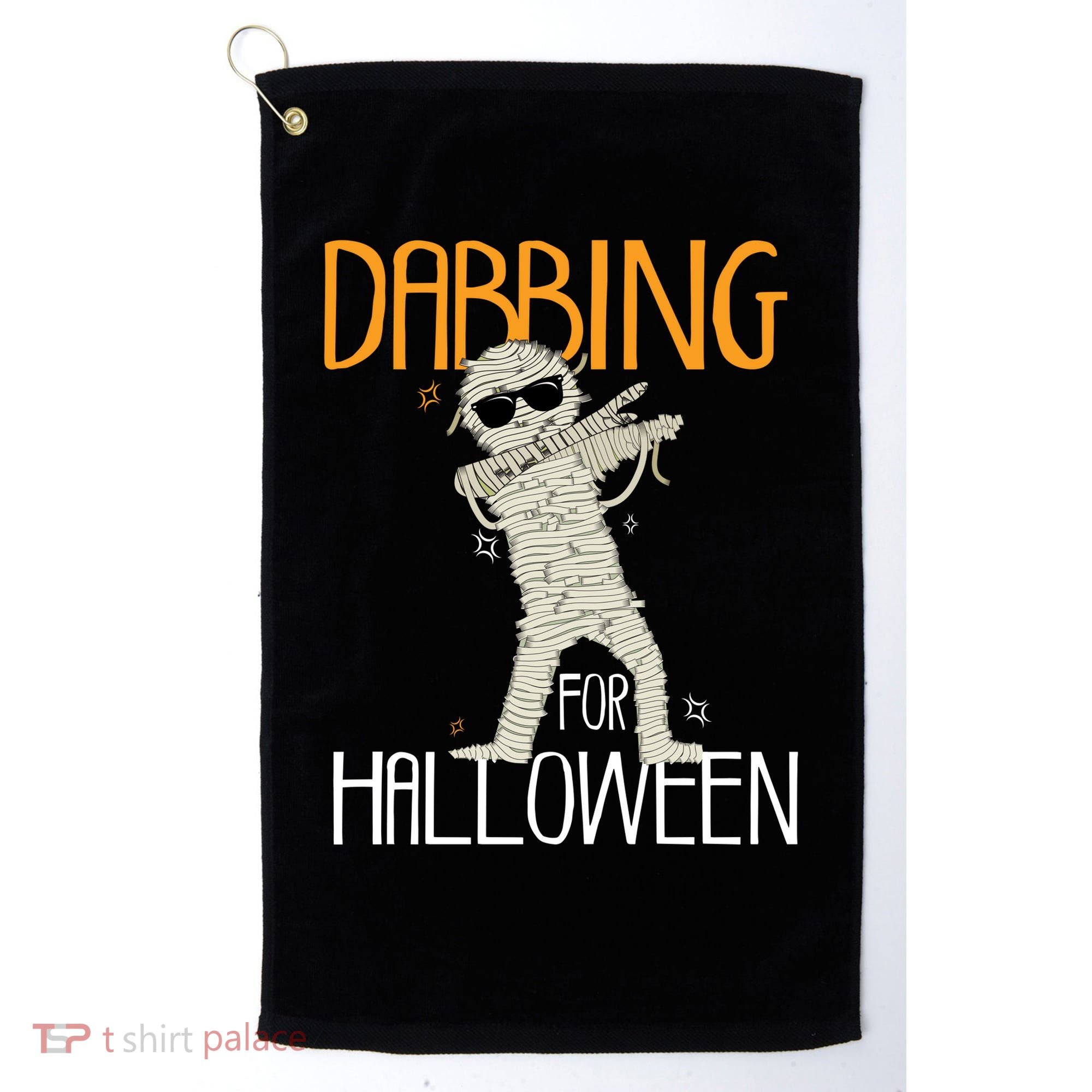 Mummy Dabbing For Halloween Golf Towel
