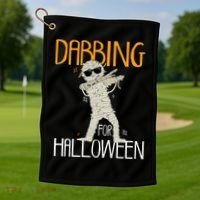 Mummy Dabbing For Halloween Golf Towel thumb 1