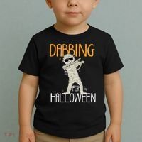 Mummy Dabbing For Halloween Toddler T-Shirt thumb 2