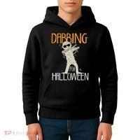 Mummy Dabbing For Halloween Kids Hoodie thumb 4