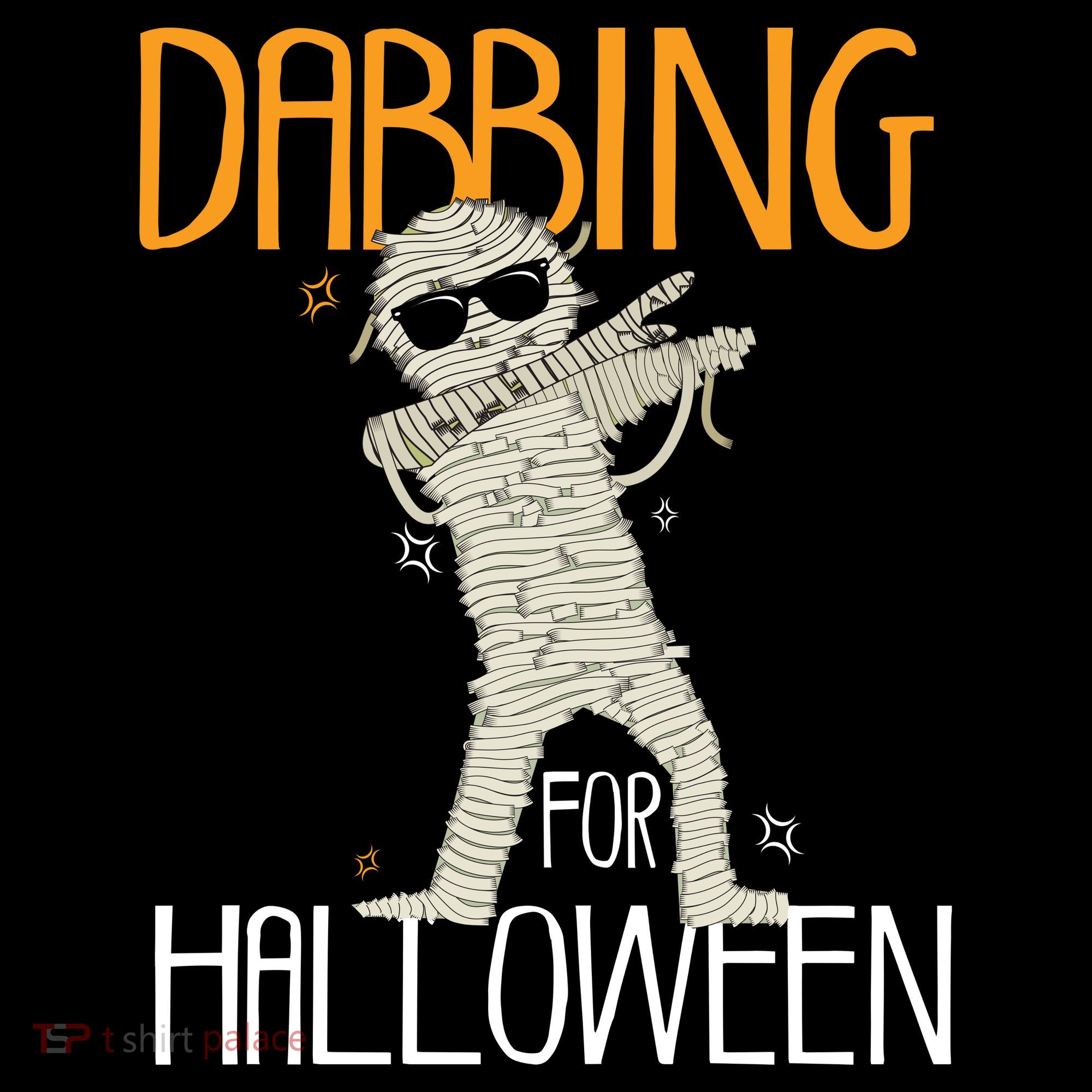 Mummy Dabbing For Halloween Kids Long Sleeve Shirt