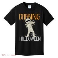 Mummy Dabbing For Halloween Kids T-Shirt thumb 0
