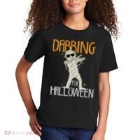 Mummy Dabbing For Halloween Kids T-Shirt thumb 2