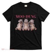 Moo Deng Funny Hippo Pygmy Hippopotamu T-Shirt thumb 0
