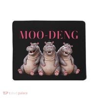 Moo Deng Funny Hippo Pygmy Hippopotamu Mousepad thumb 0