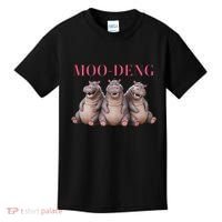 Moo Deng Funny Hippo Pygmy Hippopotamu Kids T-Shirt thumb 0