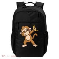 Monkey Dabbing Funny Backpack thumb 0