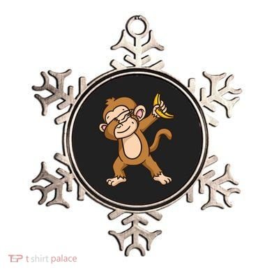 Monkey Dabbing Funny Ornament