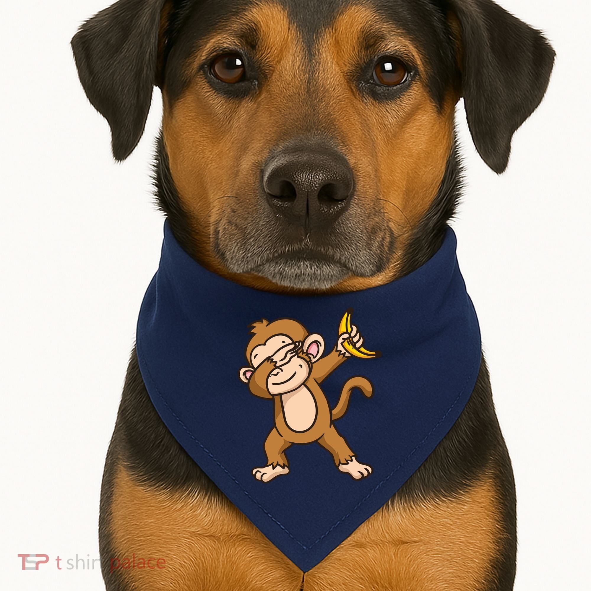 Monkey Dabbing Funny USA-Made Doggie Bandana
